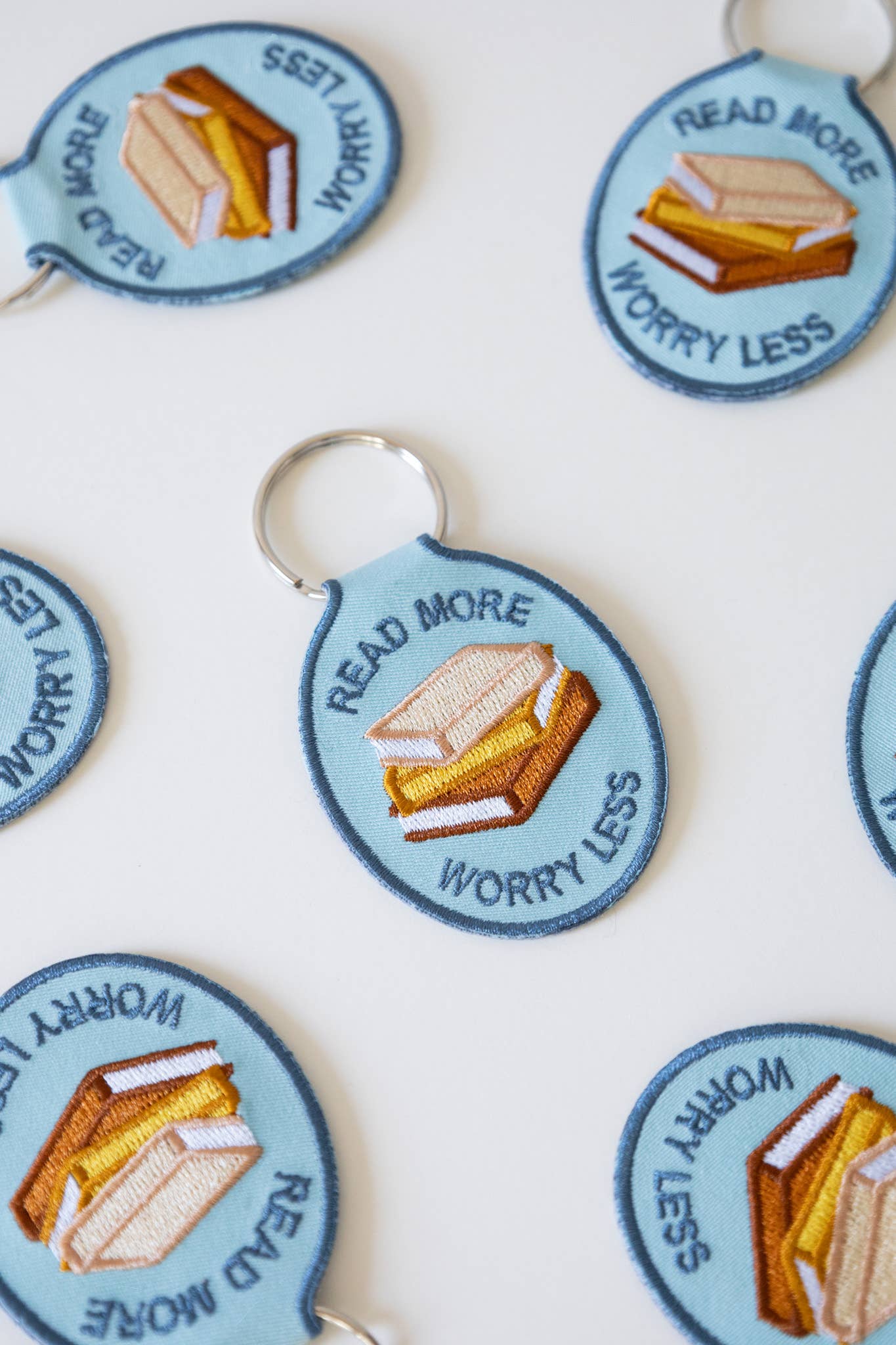 Read More Embroidered Keychain | bookish, reader, gift