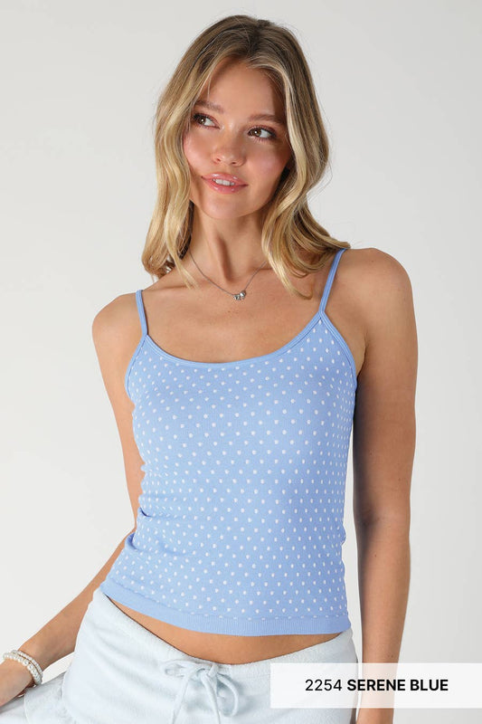 Polka Dot Strap Cami