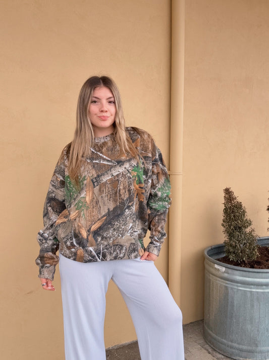 Camo Crewneck