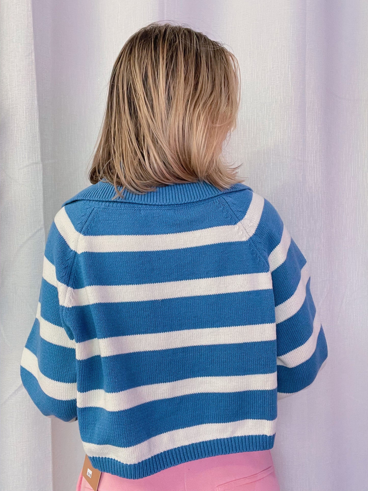 Striped Blue