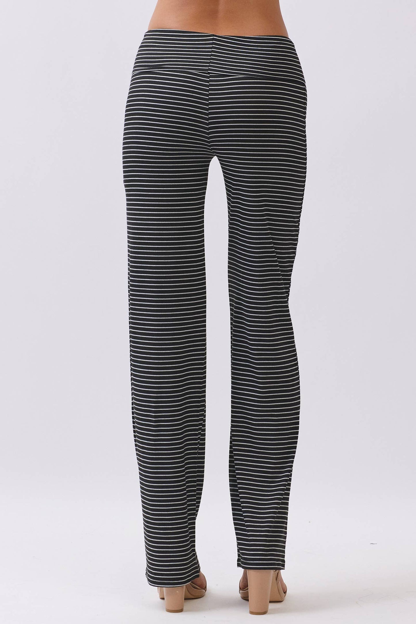 Striped Straight Leg Bottoms