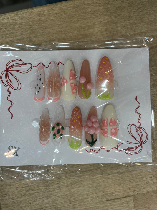 Fruity Press On Nails