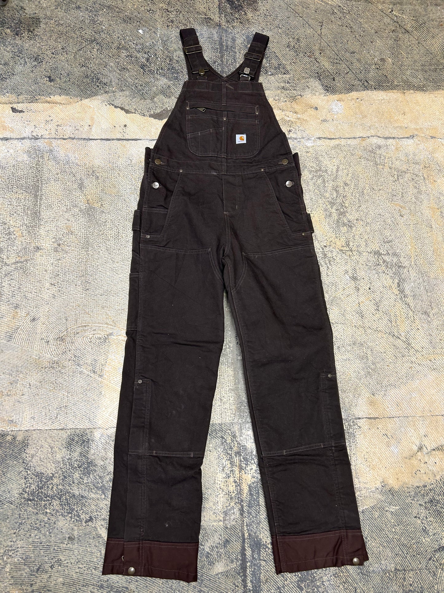 LL Carhartt Overalls Brown
