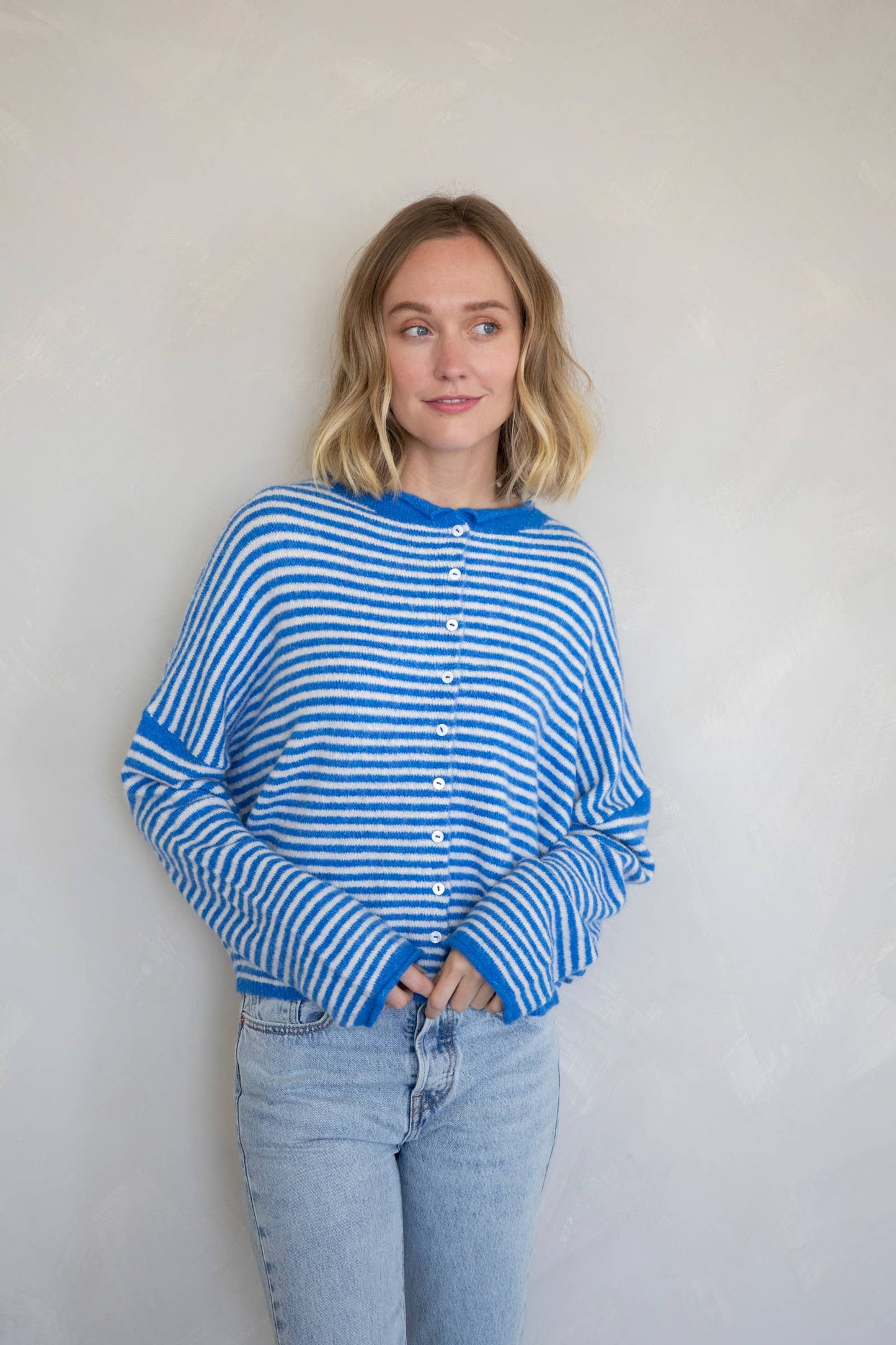 Piper Cardigan - Mini Striped