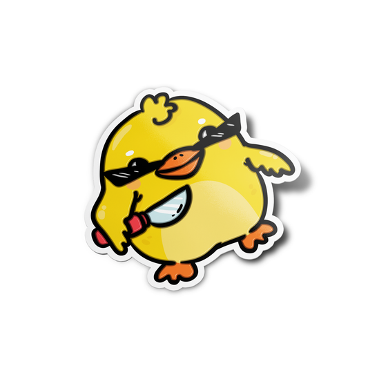 Duck Stickers Vinyl Waterproof Stickers