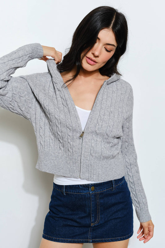 Quincy Cardigan Zip Up