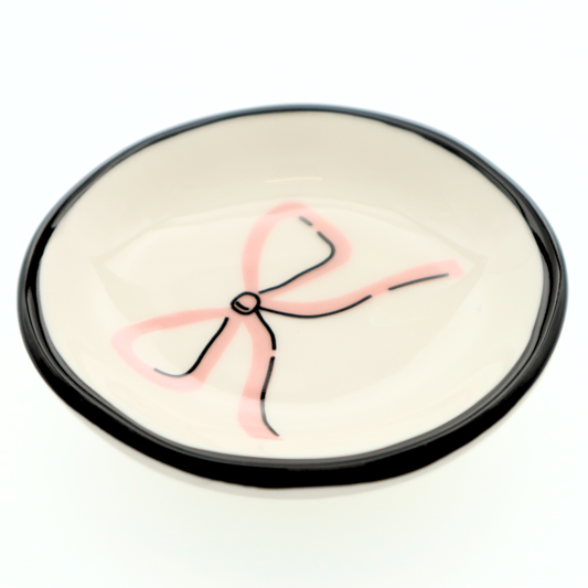 Pink Bow - Ring Dish
