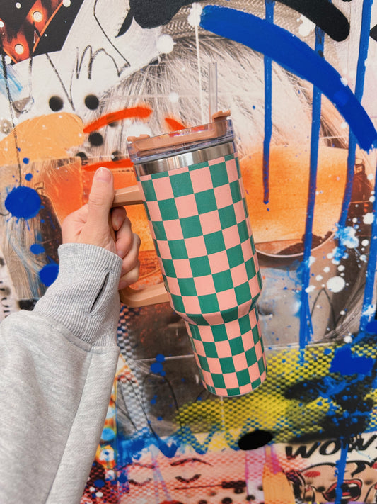 Checkered Tumbler