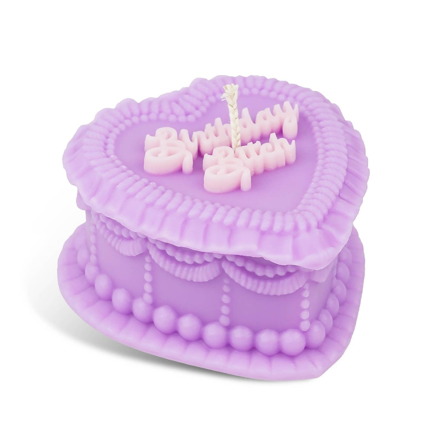 Heart Cake Candle