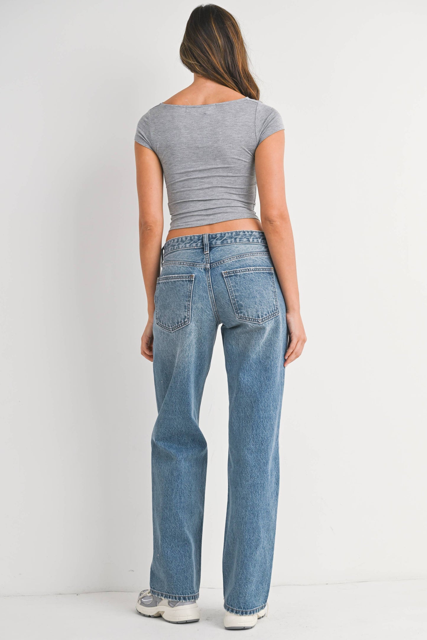 Tint Low Rise Relaxed Straight Leg