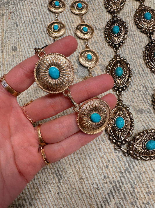 Gold Body Chain Round