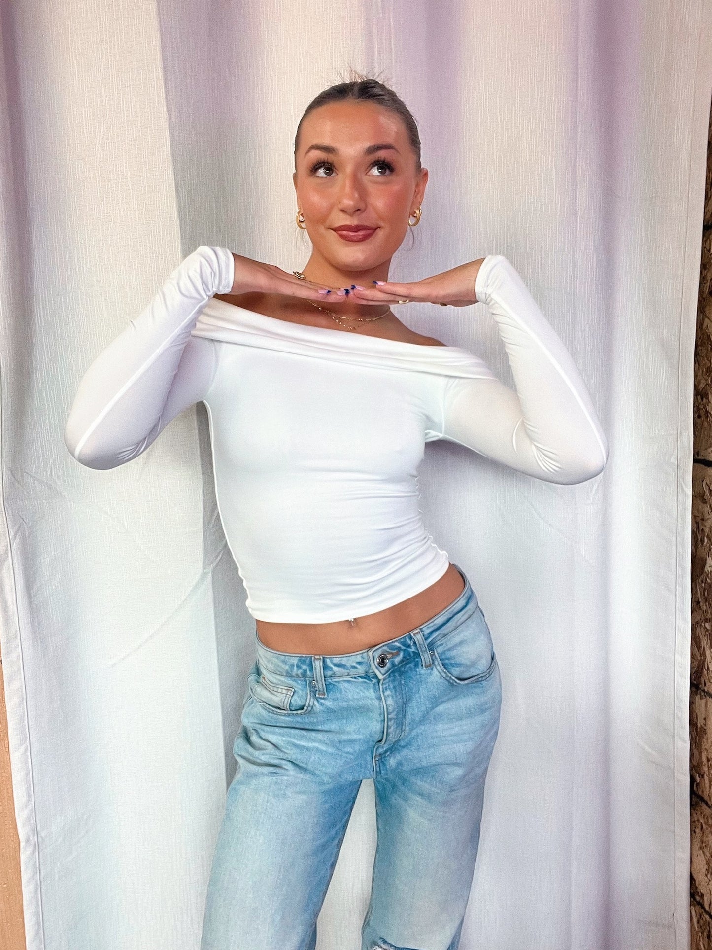 Off Shoulder Long Sleeve