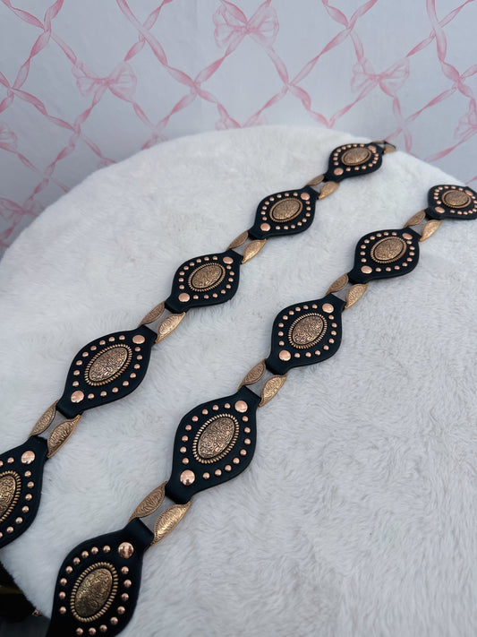 Gold Detail Black Belt