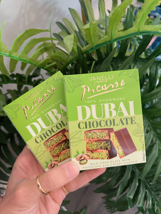 Dubai Chocolate-Milk Chocolate Square