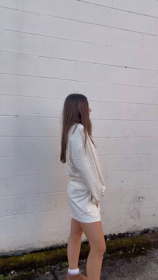 Pink Ditsy Floral Shorts