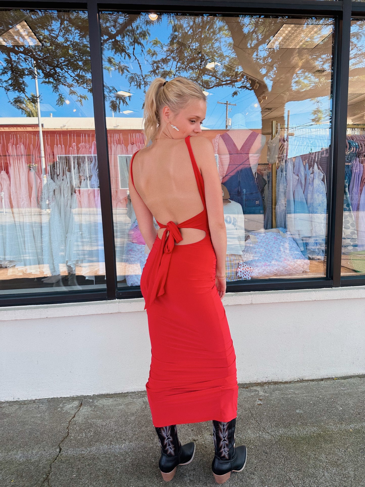 Red Maxi Dress