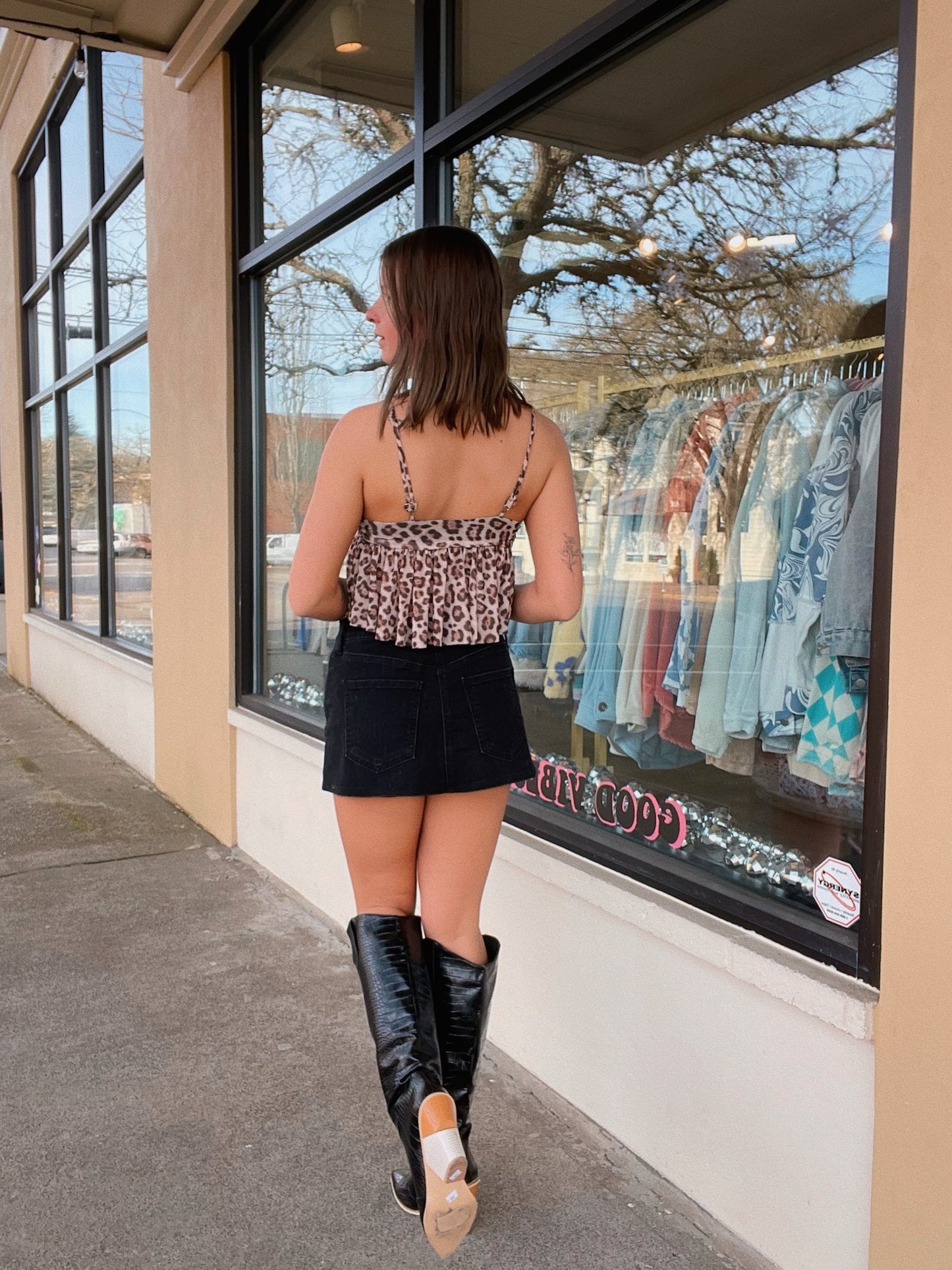Classic Denim Skort