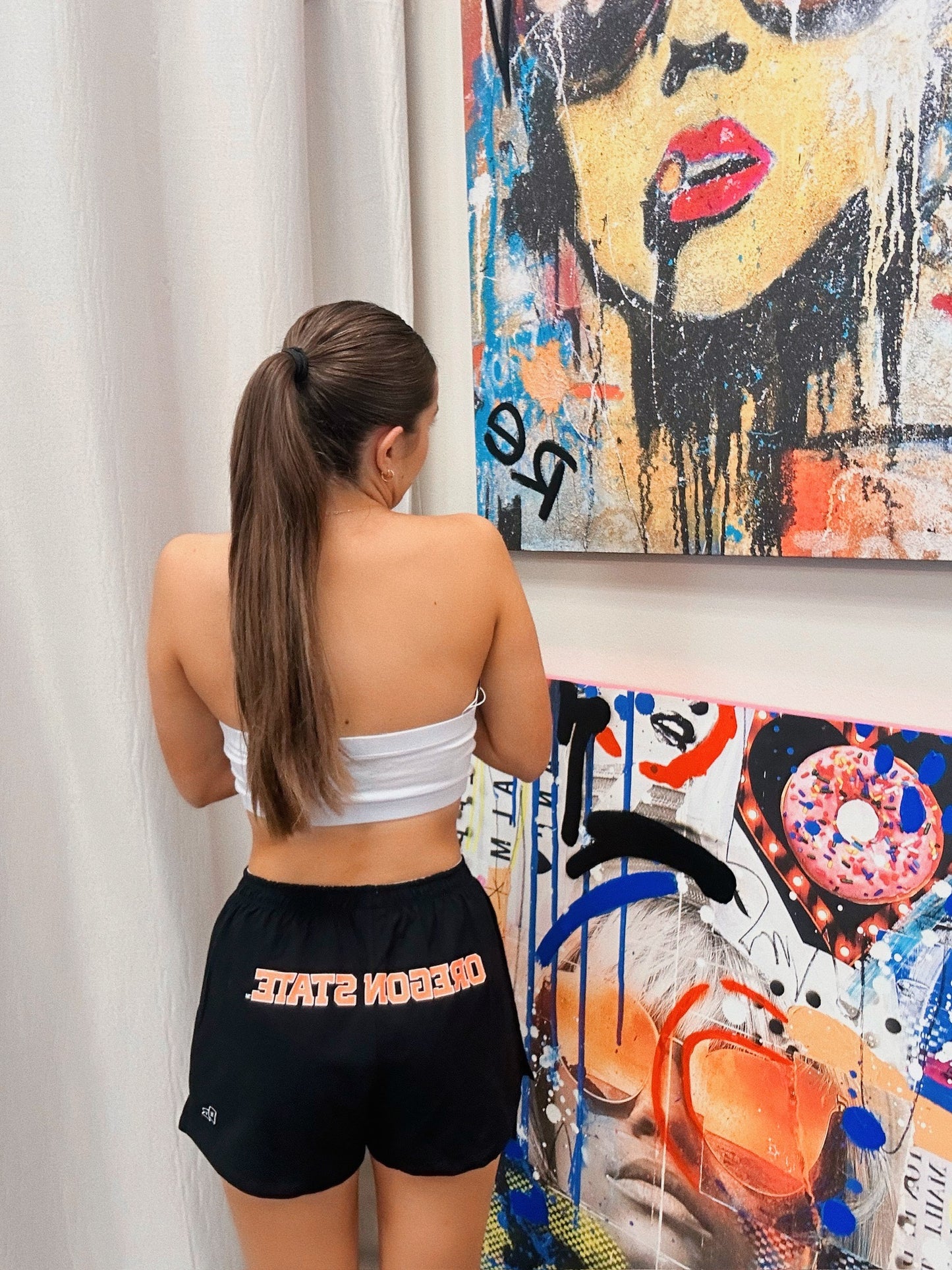 Oregon State Bandeau -White