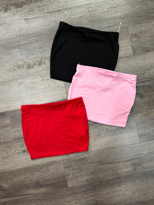 Basic Solid Micro Mini skirt