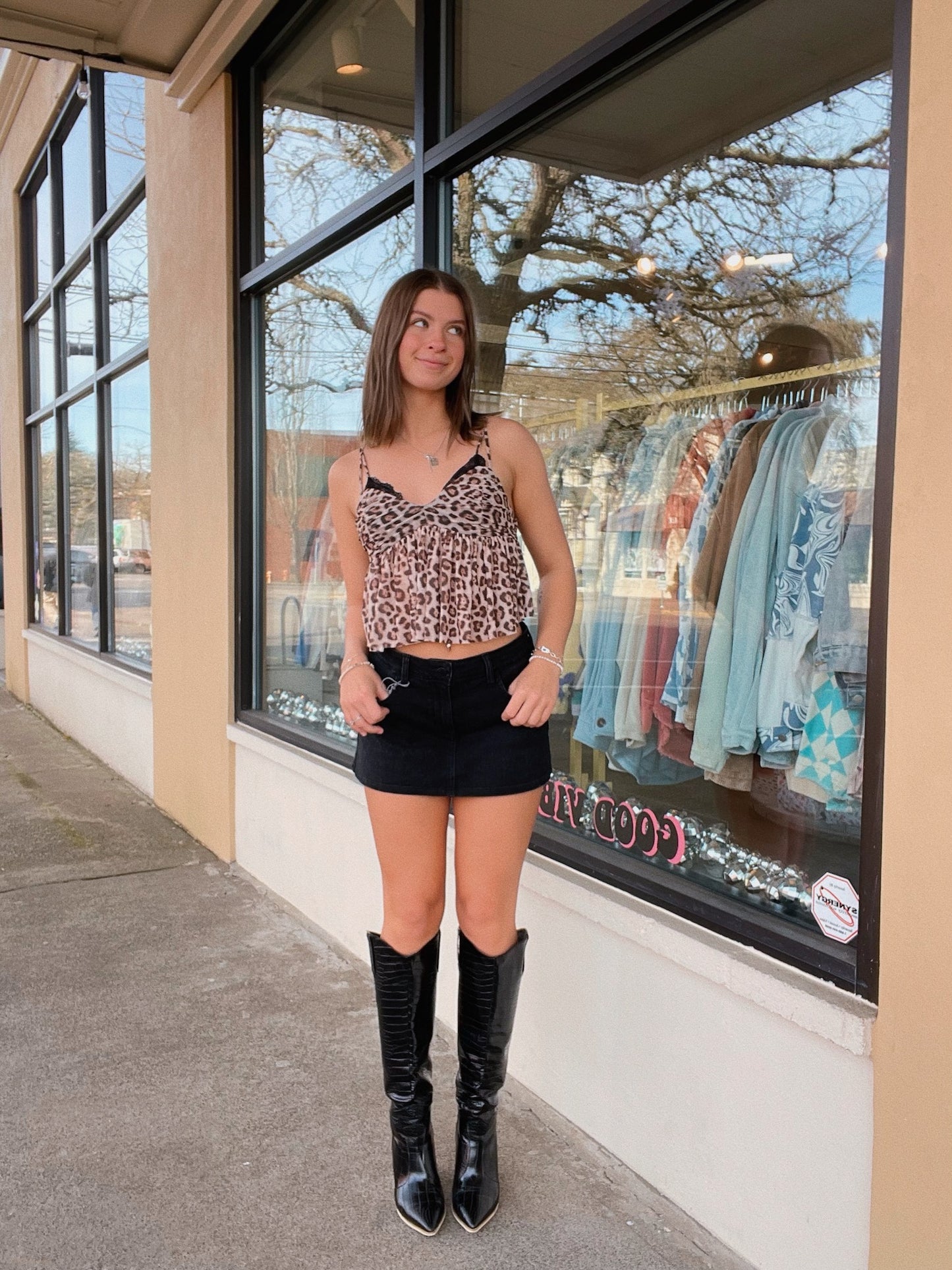 Classic Denim Skort