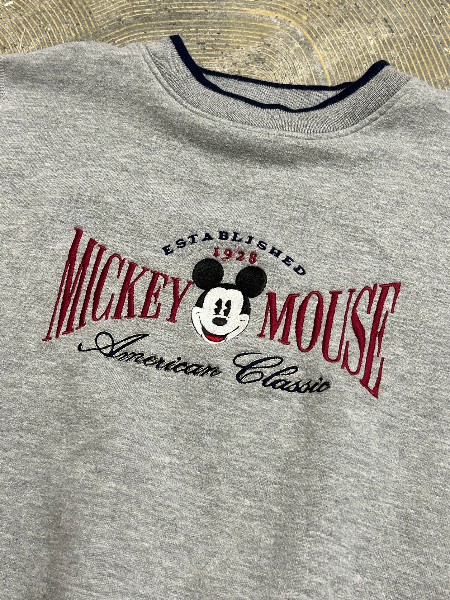 LL Mickey Crew Grey
