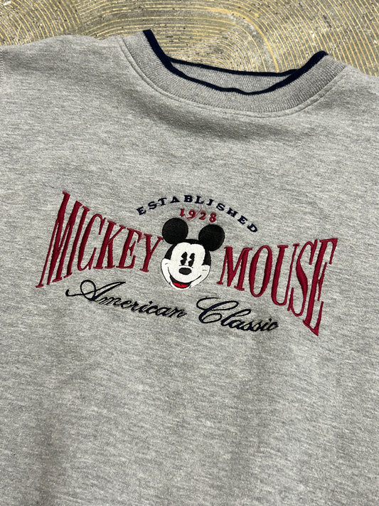 LL Mickey Crew Grey