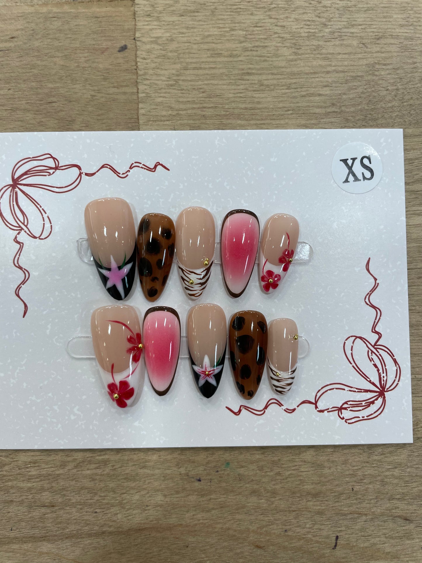 Tropical Press On Nails