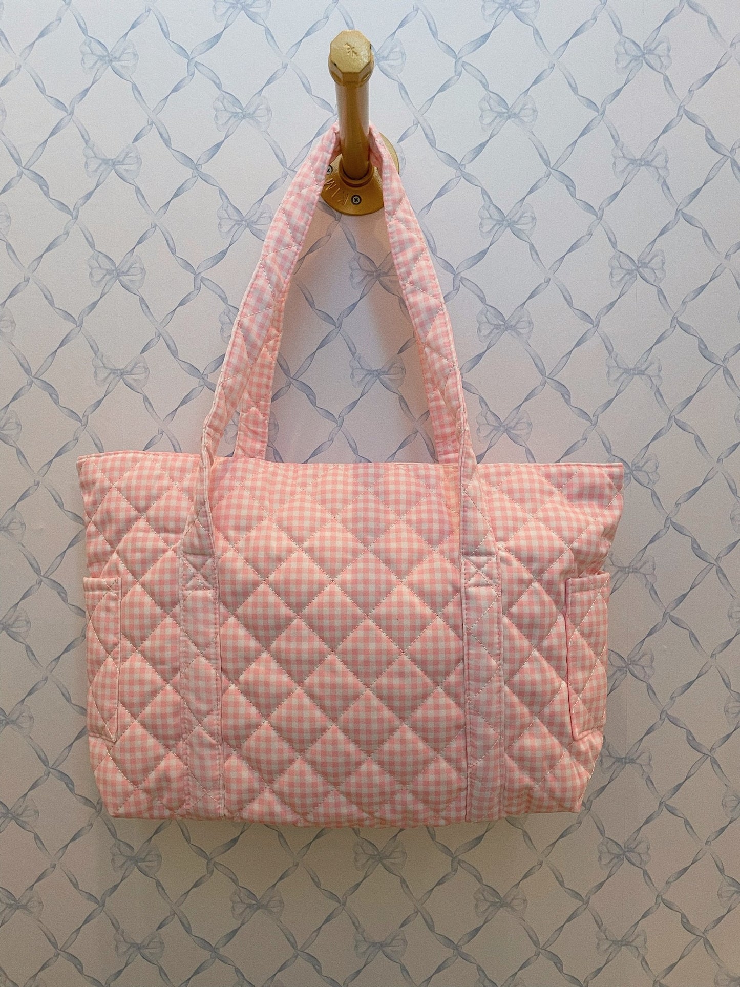 Large Pink Tote Bag