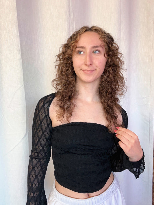 Sheer Long Sleeve Set