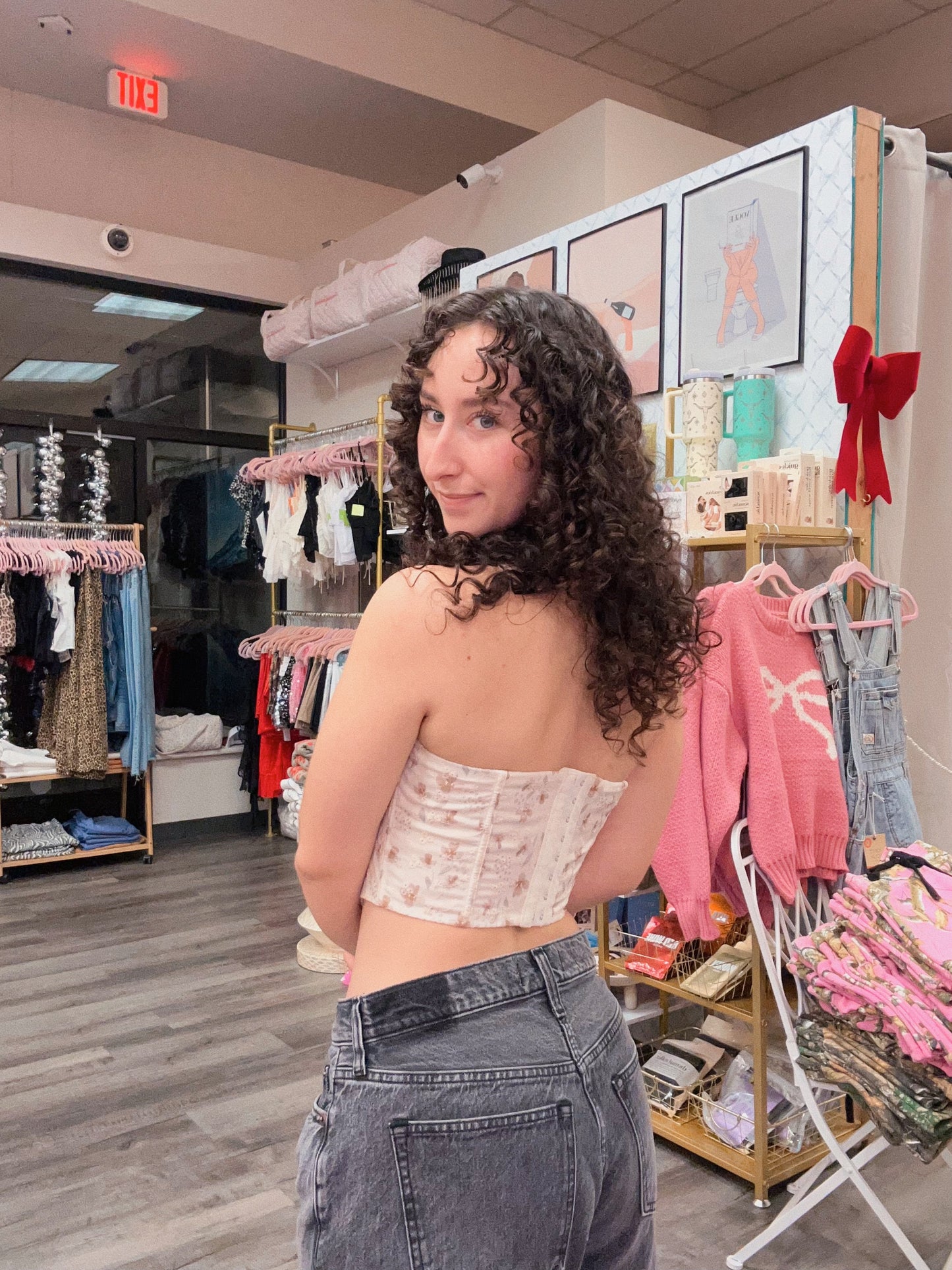 Adora Floral Corset Top