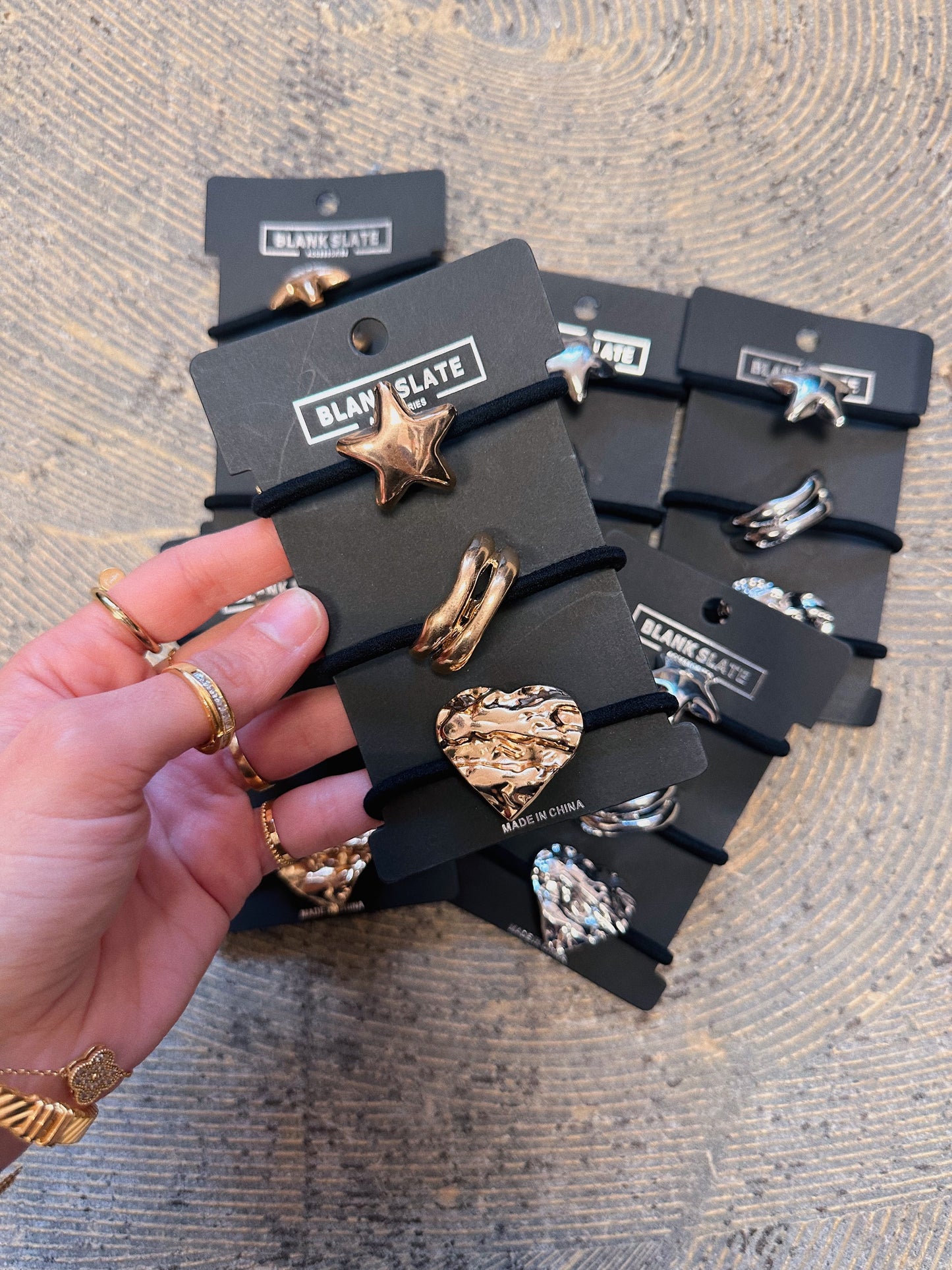 Silver/Gold Hair Ties