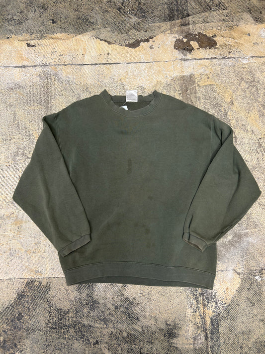 LL Tultex Green Basic Crew