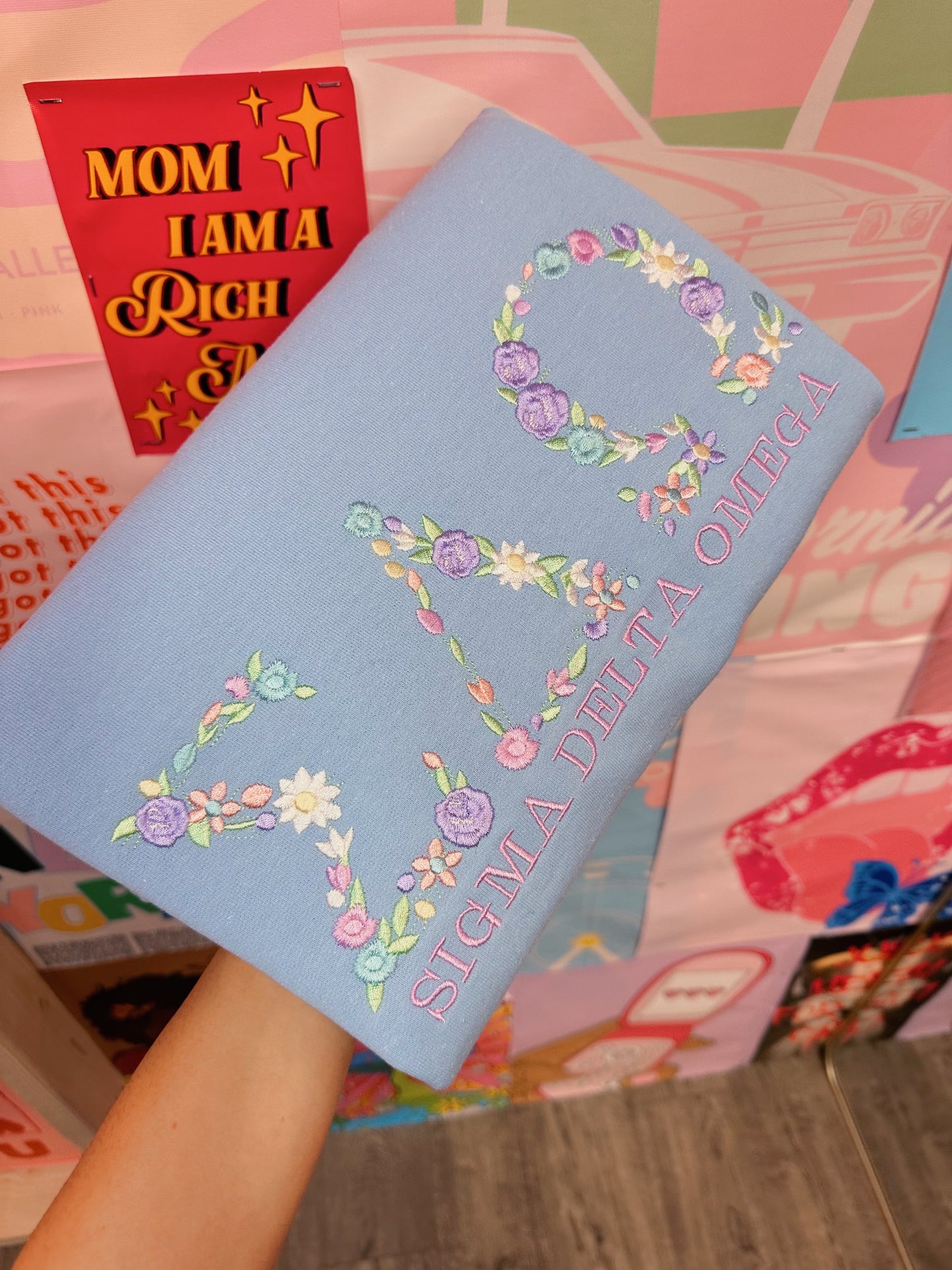 Your Letters In Flower Font