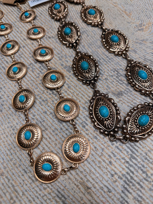 Gold Body Chain Round