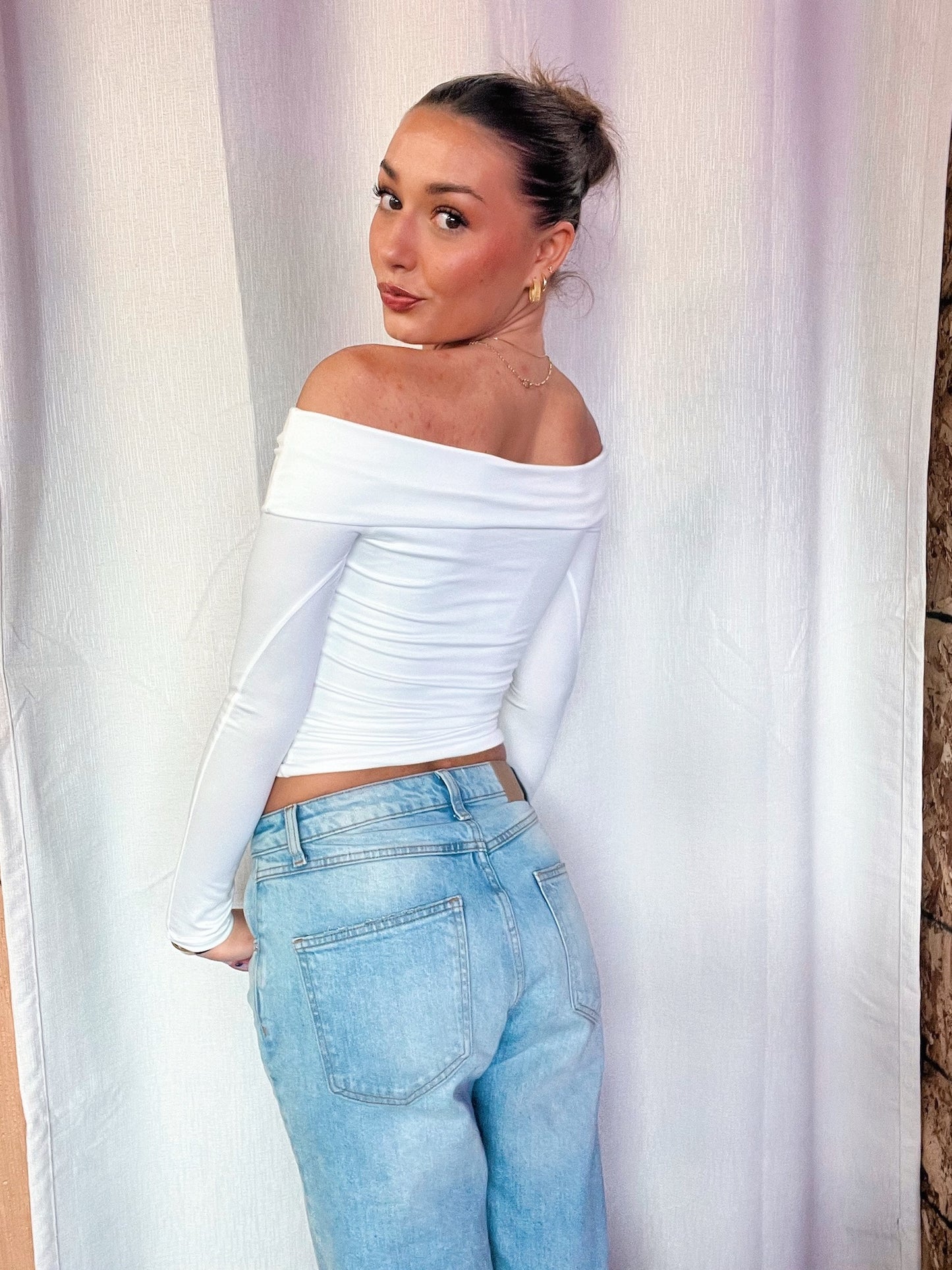Off Shoulder Long Sleeve