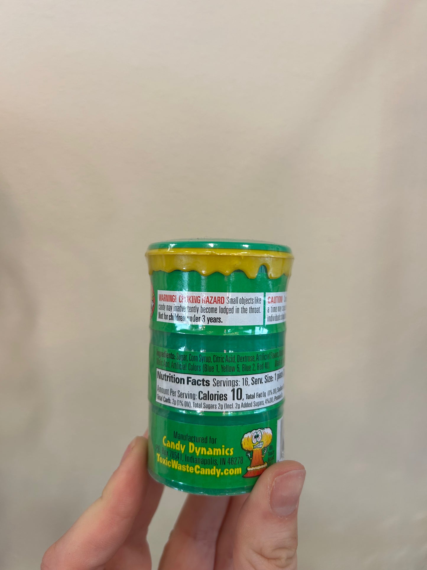 Toxic Waste Color Drums Candy