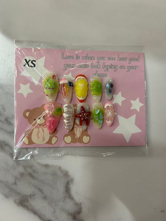 Aquatic Summer Nails