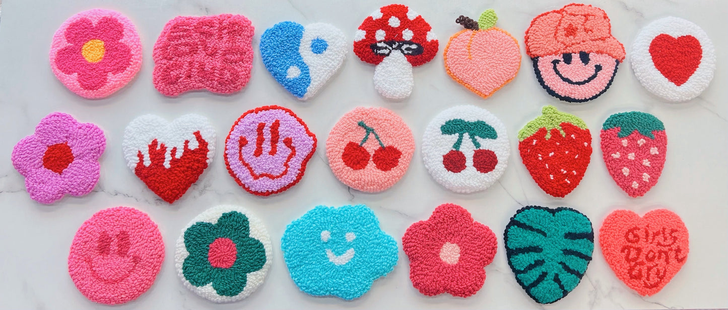 Yin Yang Heart Coaster