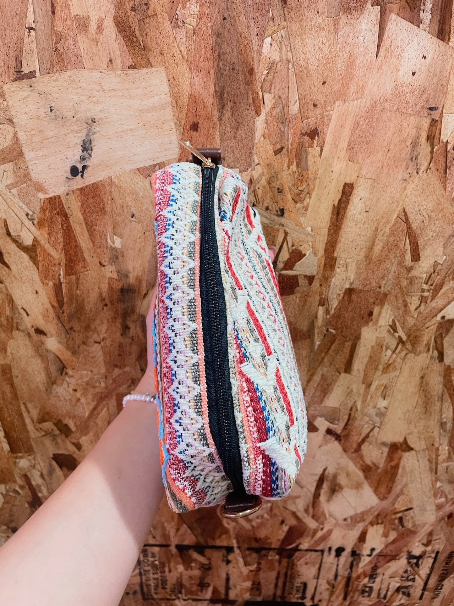 Colorful Beaded Makeup Bag