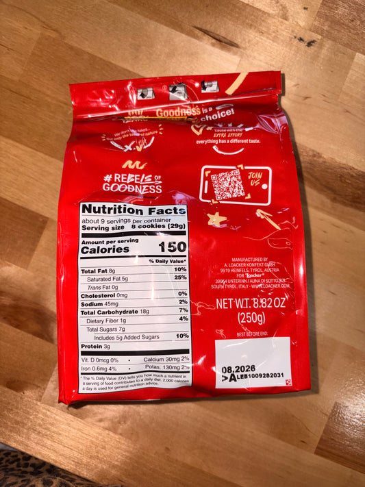 Quadratini Wafer Cookies