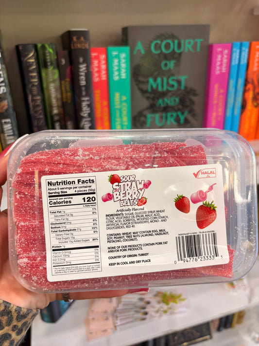 Sour Strawberry Belts
