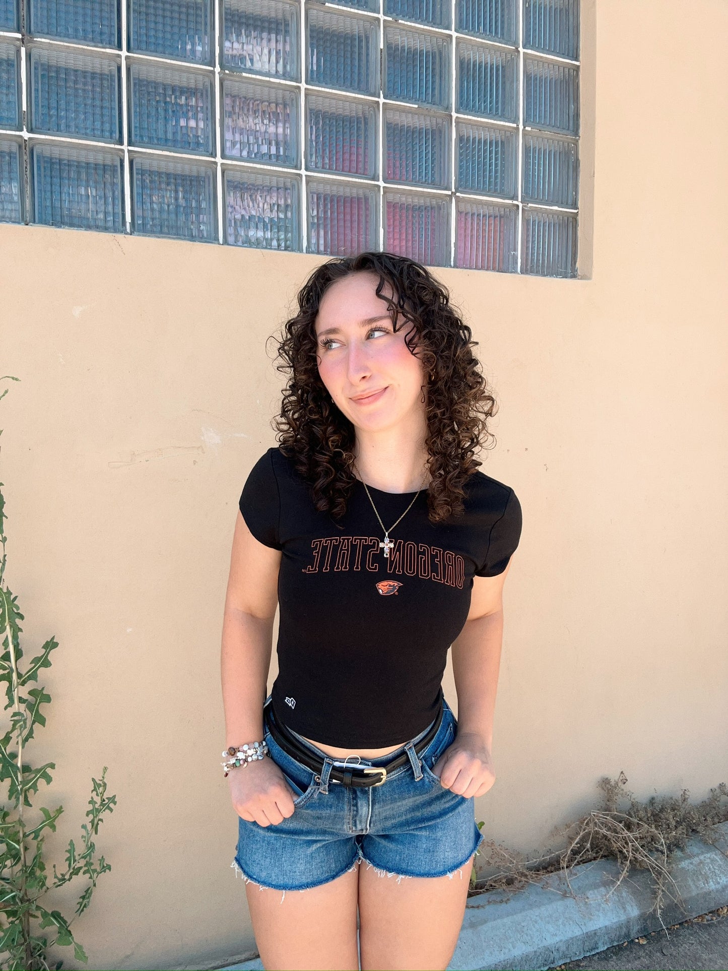 Black Oregon State Comeback Top