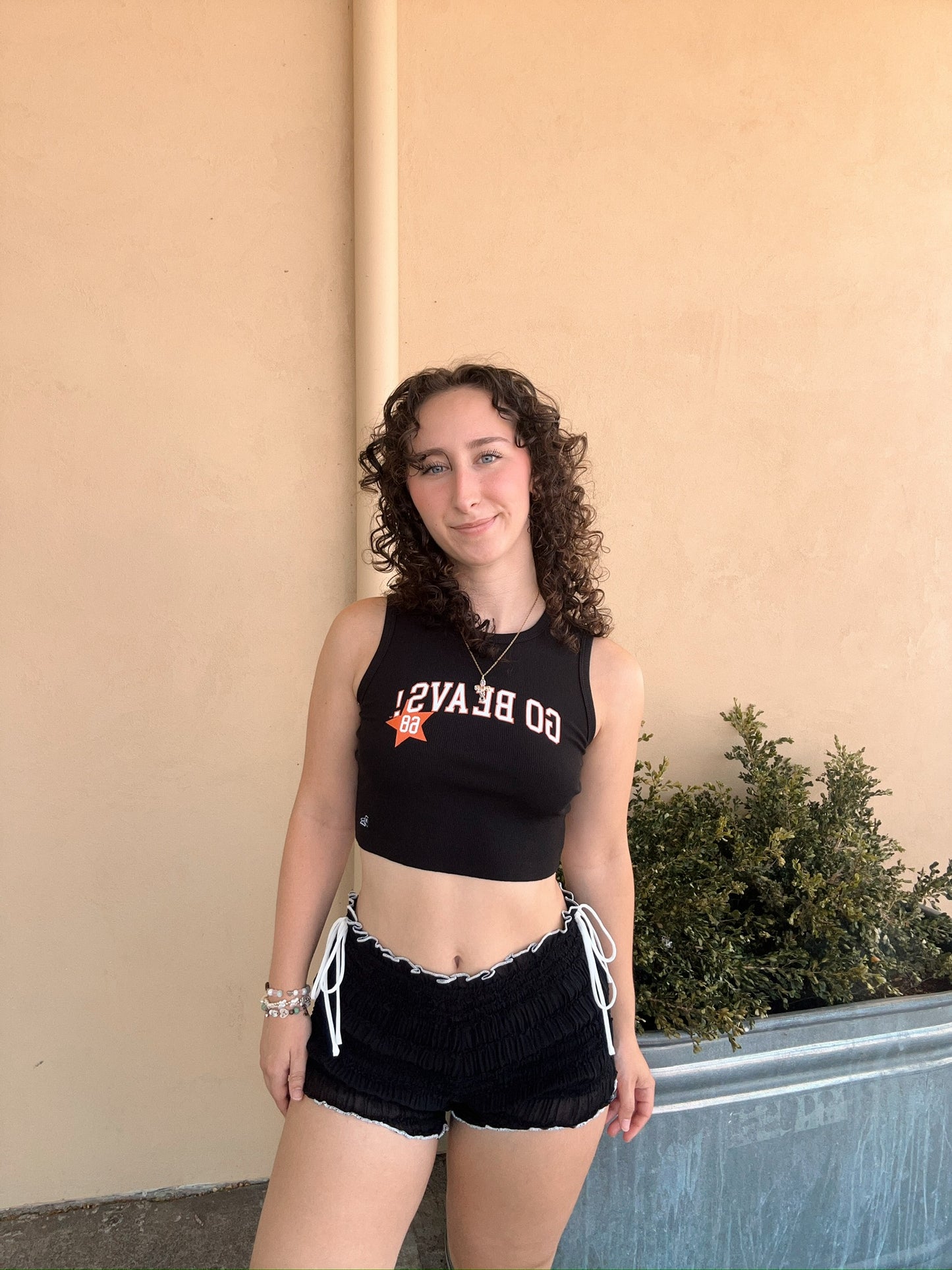 Black Cut Off Tank