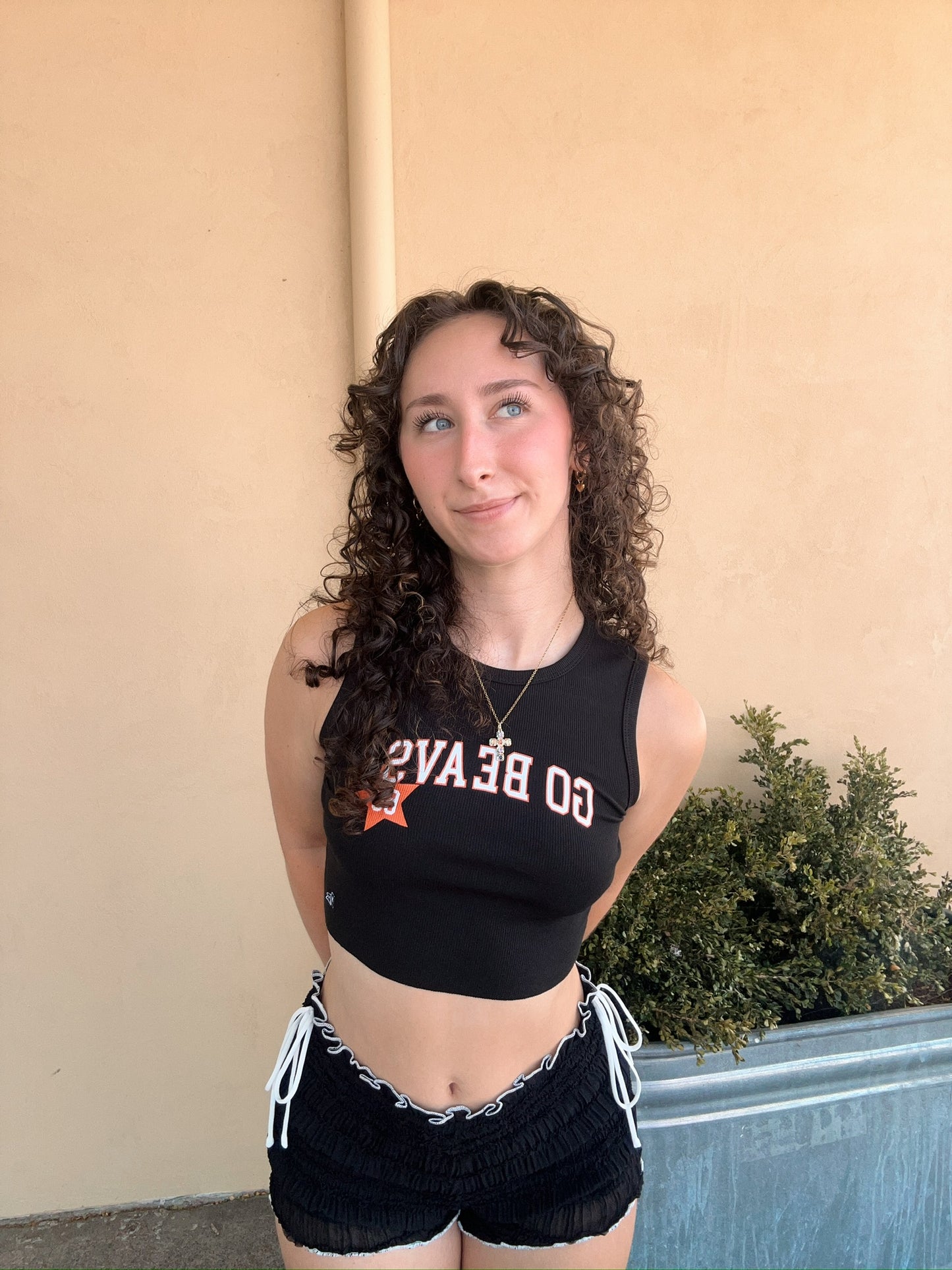 Black Cut Off Tank
