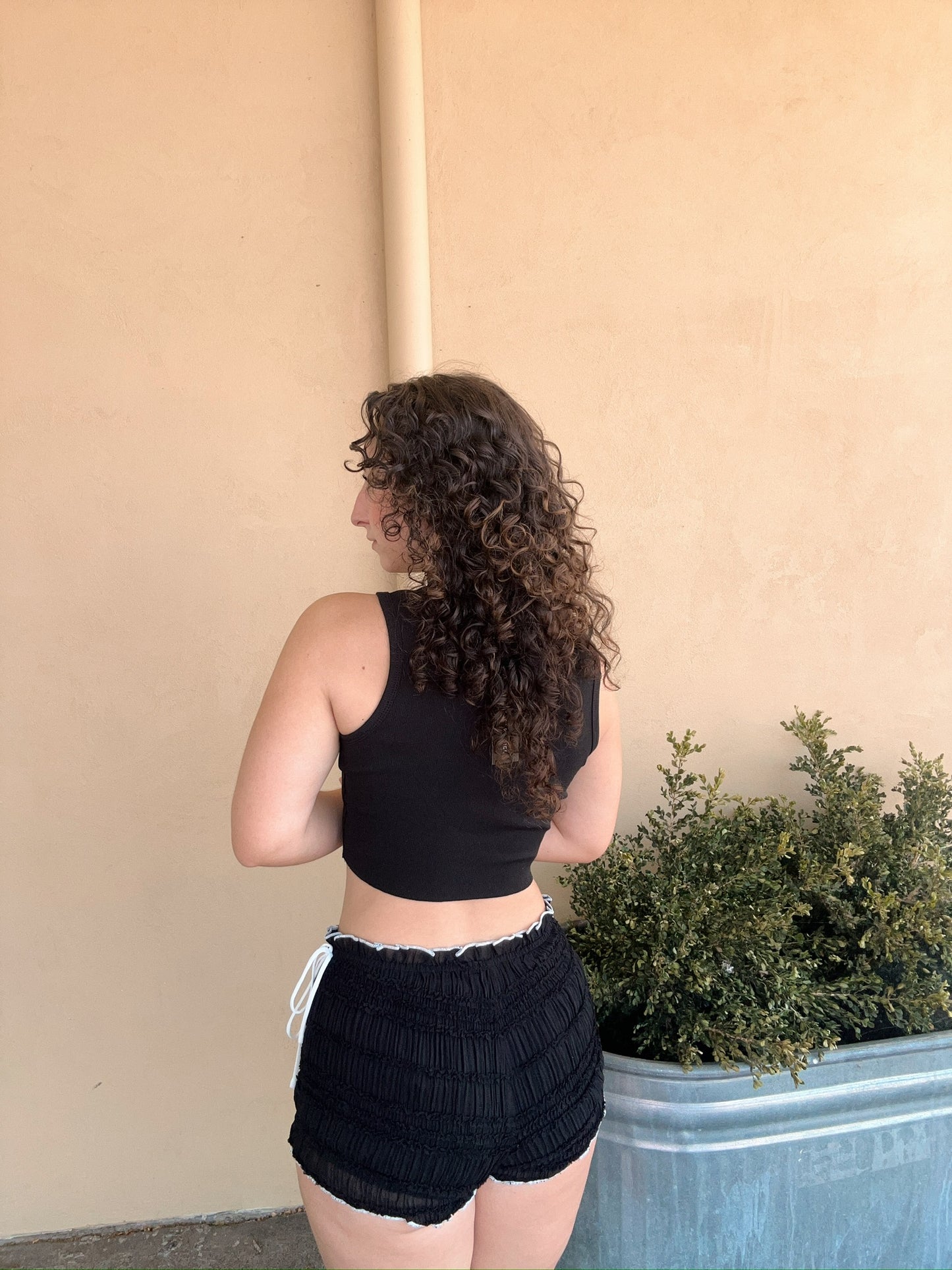 Black Cut Off Tank