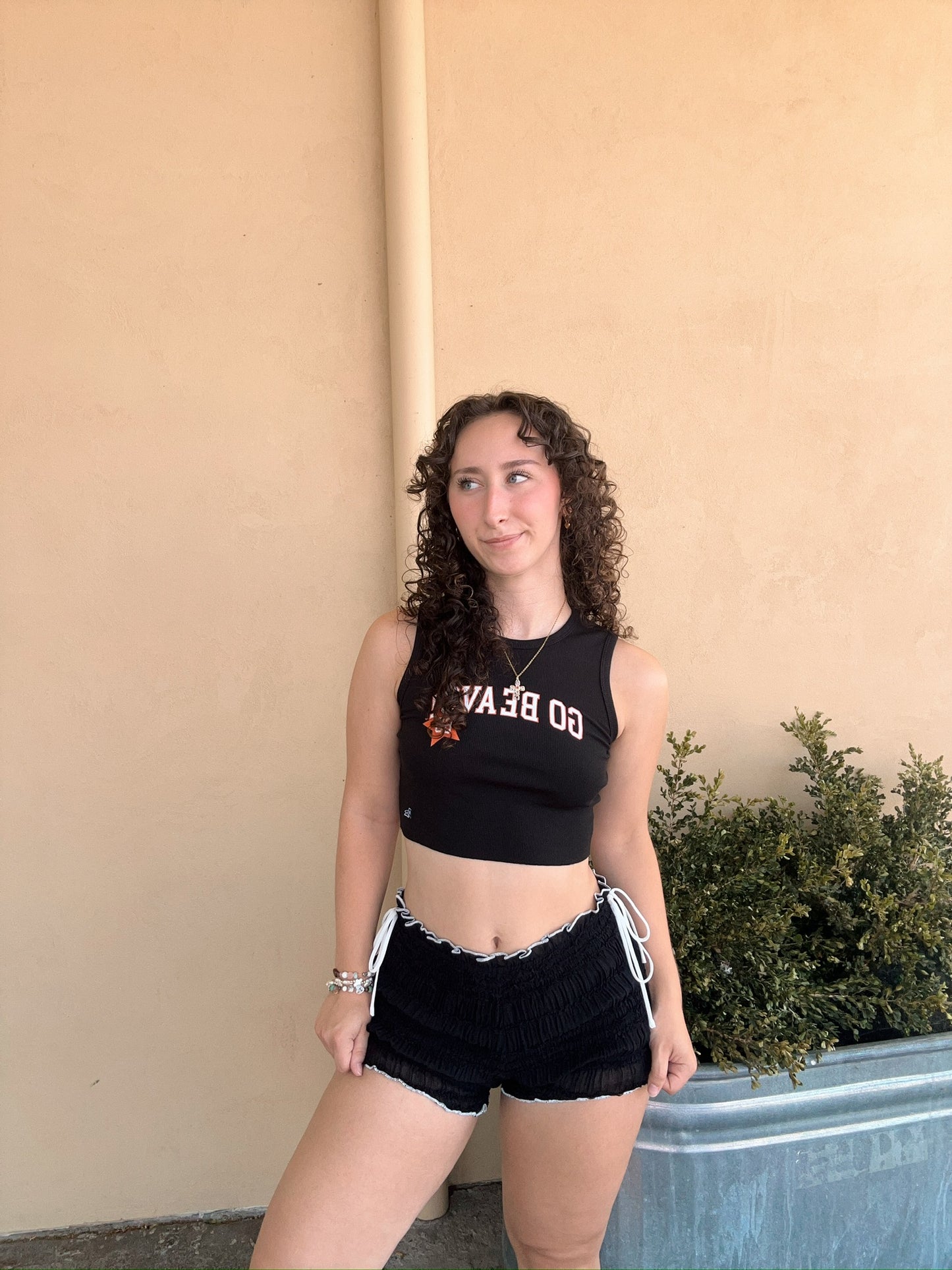 Black Cut Off Tank