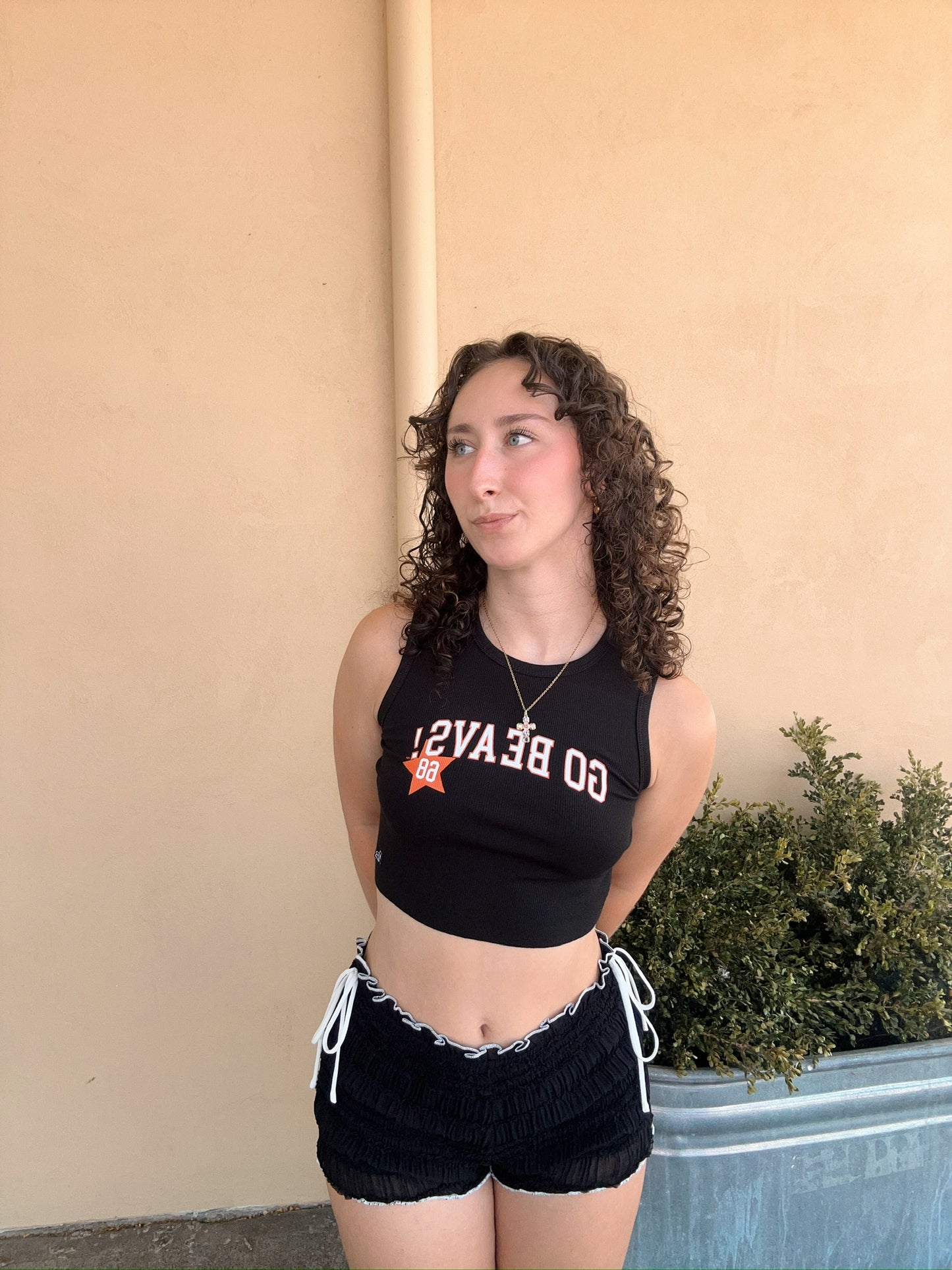Black Cut Off Tank