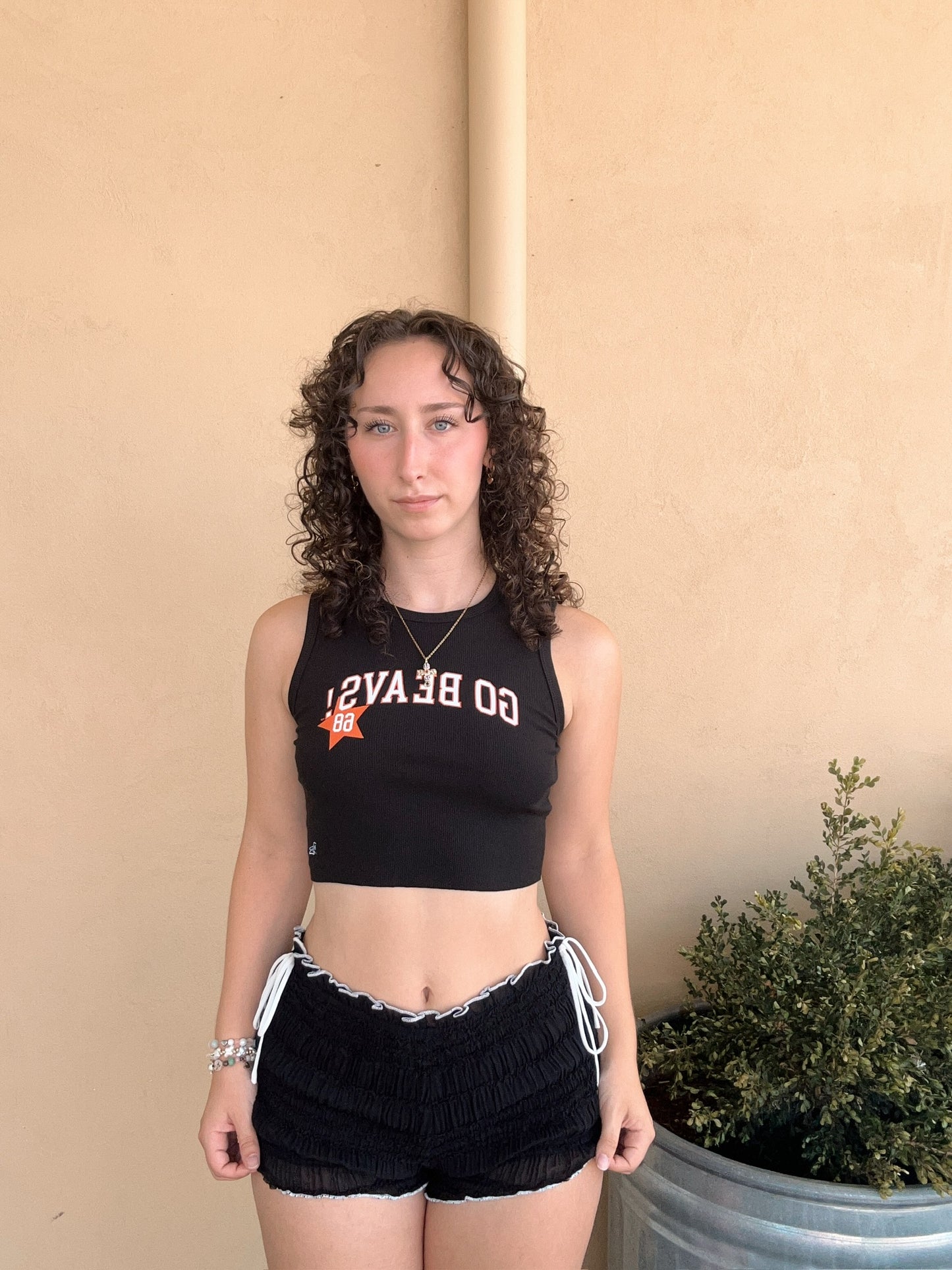Black Cut Off Tank