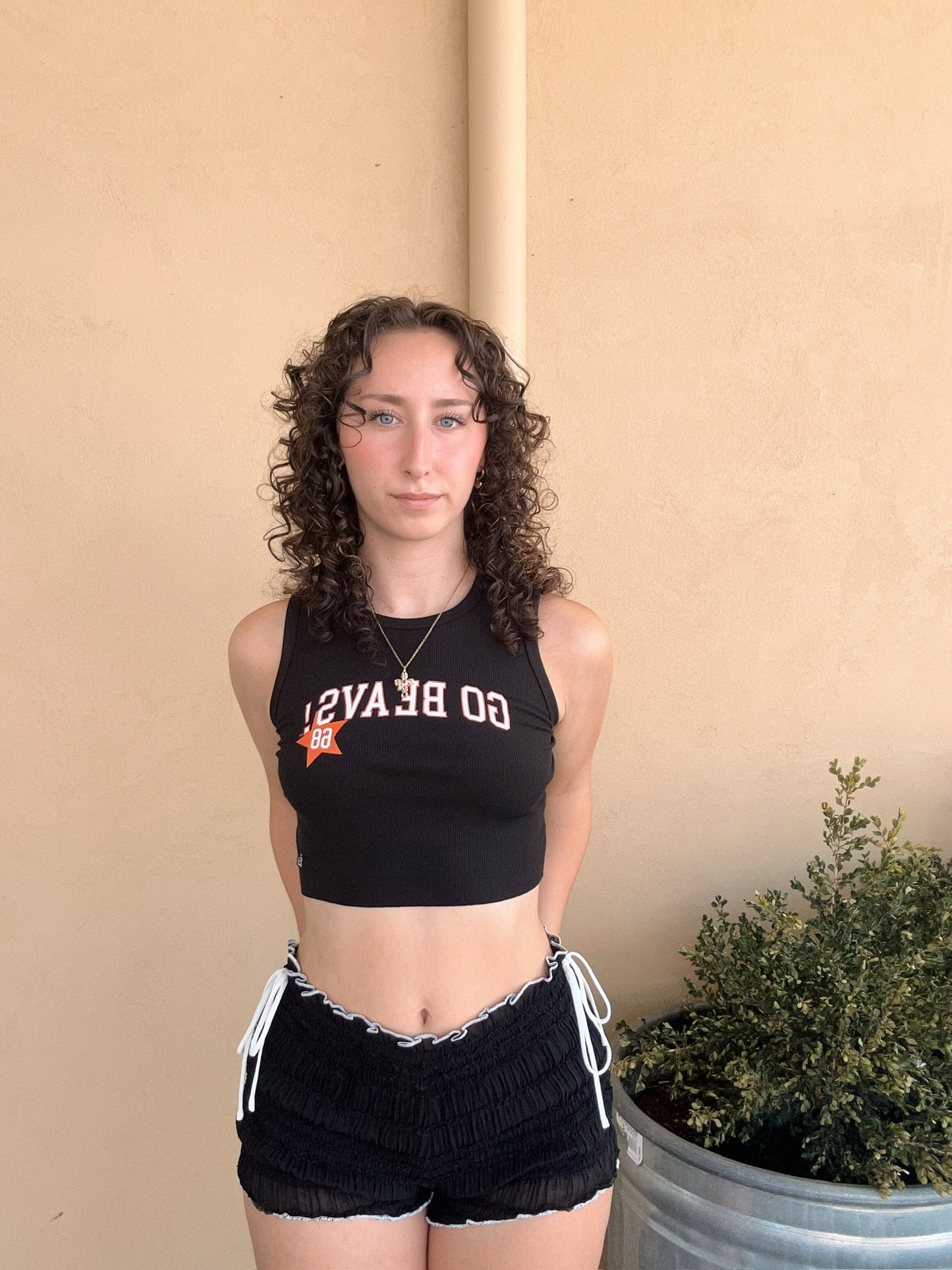 Black Cut Off Tank