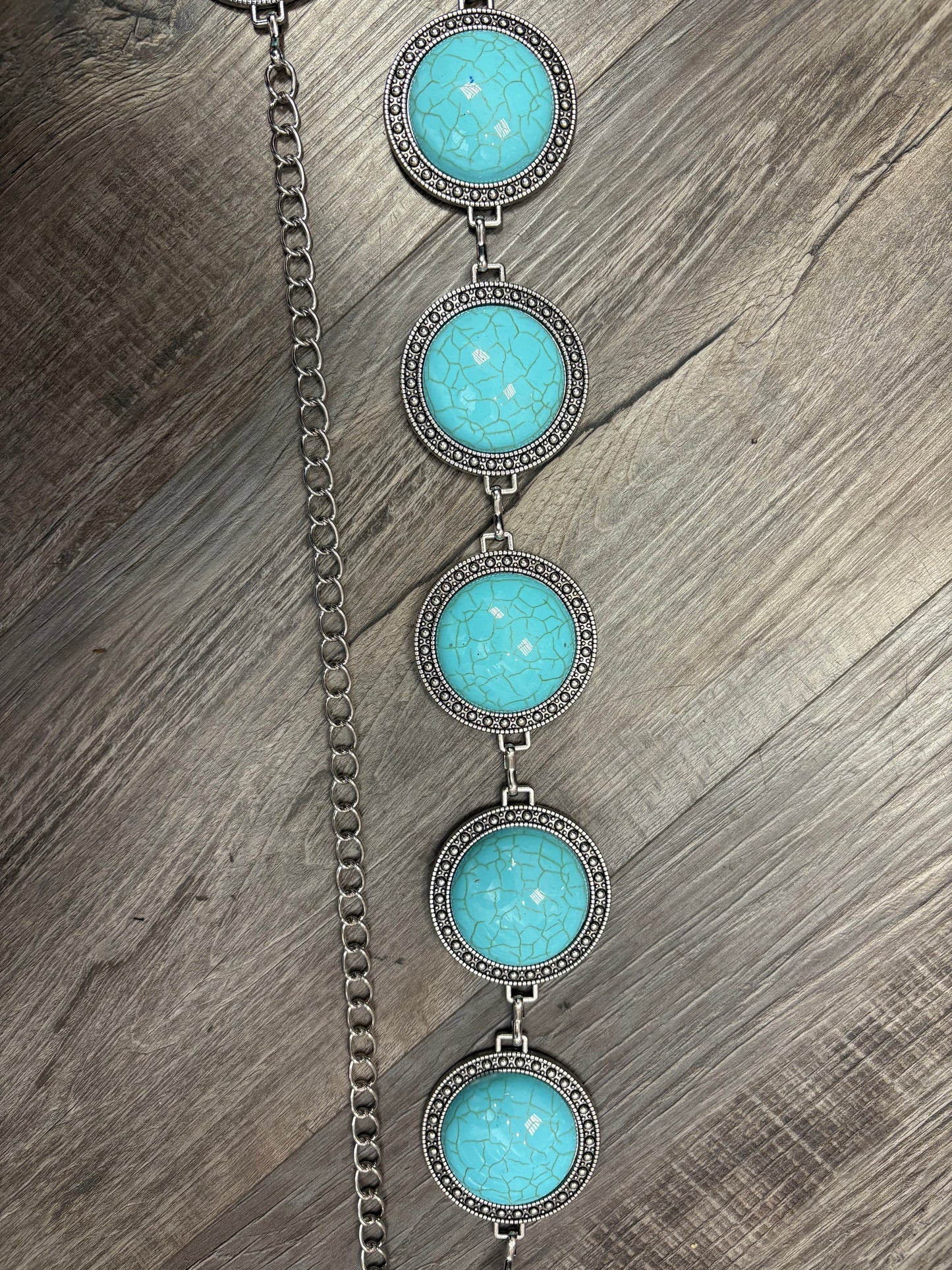 Turquoise Chain Belt